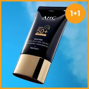 AHC 마스터즈 아쿠아리치 선크림 50ml 1+1 기획