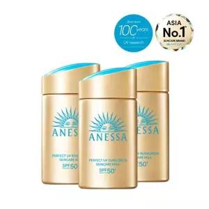 아넷사 공식 퍼펙트 UV 선스크린 스킨케어 밀크NA 60ml * 3개 1032155