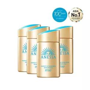 아넷사 공식 퍼펙트 UV 선스크린 스킨케어 밀크NA 60ml * 4개 1032231