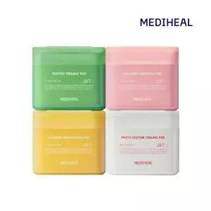 메디힐 CJ단독 BEST 더마 토너패드 4종 콰트로세트 (티트리/콜라겐/비타/피토엔자임 총 400매) 1032265