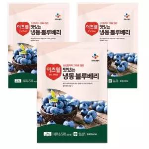 이츠웰 맛있는 냉동 블루베리 1kg 3개