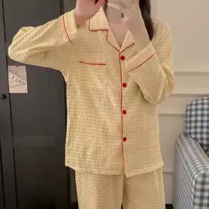 노랑체크파자마