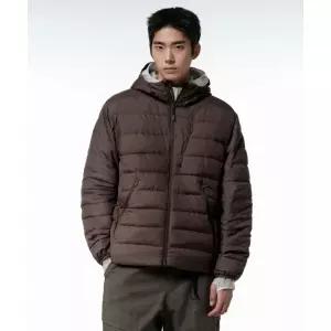 MUSINSA STANDARD [시티 레저] 후디드 라이트 다운 재킷 [브라운]