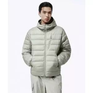 MUSINSA STANDARD [시티 레저] 후디드 라이트 다운 재킷 [피스타치오]
