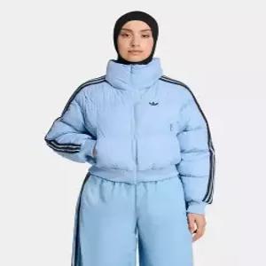 adidas 크롭 합성 다운 퍼퍼 - 애쉬블루 / JX2969
