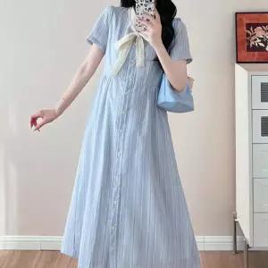 임산부 하객룩 원피스 롱 봄 가을 임부복 원피스