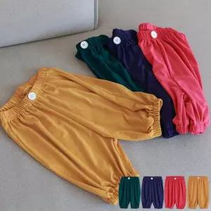 [RGM141R2]단추 고쟁이바지 아동반바지 유아반바지