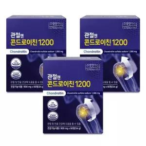 [RGNN6QP5]주영엔에스 관절엔 콘드로이친 1200 60정 3박스