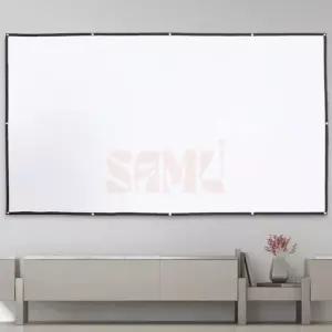 [알티피아]빔프로젝터 스크린330x187cm 16 9 붙이는스크린 대형화면