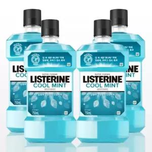 리스테린 쿨 민트 750ml 4개