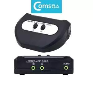 2대1 스테레오 오디오 선택기 3.5mm 스피커 이어폰