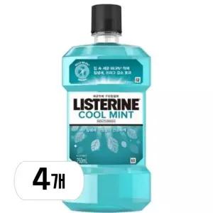 [리스테린] 쿨민트 750ml 4개