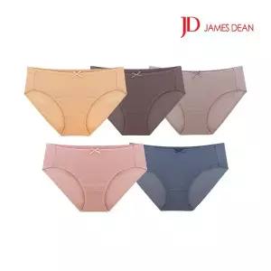 [제임스딘]면스판 베이직 미디 삼각팬티5매입 (JHWPU078)85-105