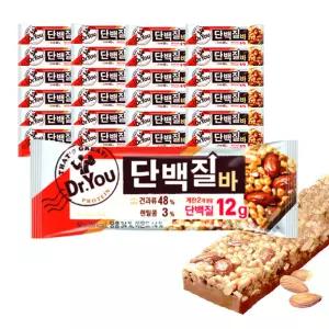 오리온 닥터유 단백질바 50g 24개 칼로리바 아침식사 간식 에너지보충_GT