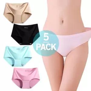 플레이워크 여성 심리스 노라인 무봉제 팬티 5장세트