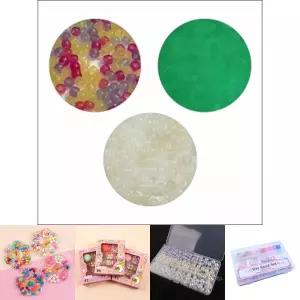 자외선(UV) 야광 비즈(약100개)/악세사리/부자재/만들기/DIY/공예/어린이/아동/팔찌/미술/액세서리/목걸이