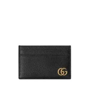 26SS 구찌 GG 마몽 레더 카드 케이스 657588DJ20T1000 BLACK DOM