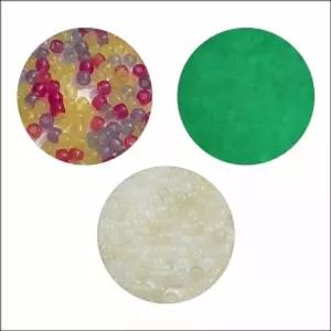자외선 UV 야광 비즈 약 100개/크리스탈 데코용 장식용 구슬 팔찌 목걸이 만들기 DIY 공예 공작 만들기용