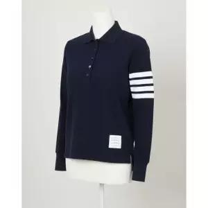 톰브라운 THOM BROWNE 여성 카라 긴팔티셔츠 FJP053G 07976 415