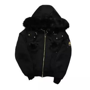 무스너클 골드 시리즈 오리지널 사틴 데비 여성 봄버 자켓 블랙 M35LB025G 292