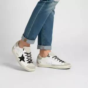 GOLDEN GOOSE 26FW 슈퍼스타 스니커즈 글리터 탭 스타 (GWF00102 F005358 82532) 271440