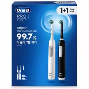 오랄비 전동칫솔 Pro 1 Dual Pack