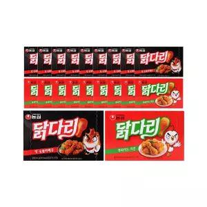 농심 숯불바베큐 66g, 10개 + 닭다리후라이드 66g, 10개