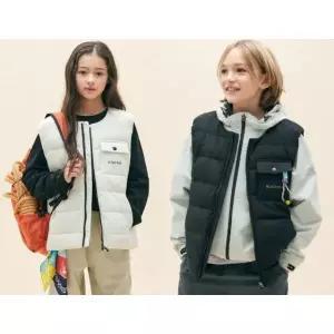 [롯데백화점]블랙야크 키즈 26SS 신상 간절기용 경량 덕다운 조끼 헤리티지경량덕다운베스트 1BKVSSV901