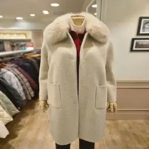 BCBG 랑헤링본 리버 코트 B4DAH824