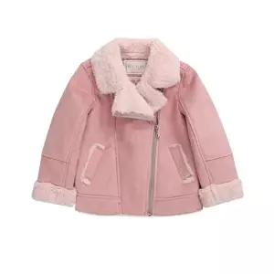 [게스키즈]게스키즈 GUESS KIDS 핑크 에코레더 무스탕 G38KSJ120 세탁가능 국내생산
