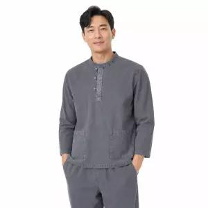 남성 자연염색 벌룬핏 데일리 상하의 한복세트 SS-HBA-M1