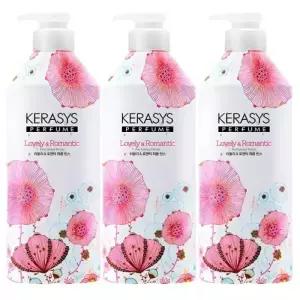 케라시스 러블리 앤 로맨틱 퍼퓸 린스 980ml 3개