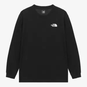 노스페이스 NT7TS03A 남성 에버리트 긴팔 티 BLACK