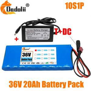 18650 리튬 이온 충전식 배터리 팩 전기 자동차 자전거 스쿠터 BMS 500W 10S1P 36V 20000mAh 20Ah