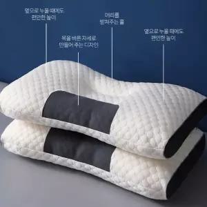 밴프 슬립프로베개 1000g 목 어깨가 편안한 경추베개 목쿠션 호텔 베개 압축포장