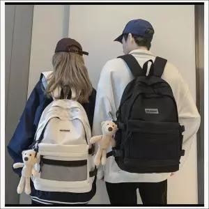 멀티포켓 캐주얼 백팩 학생 데일리 책가방