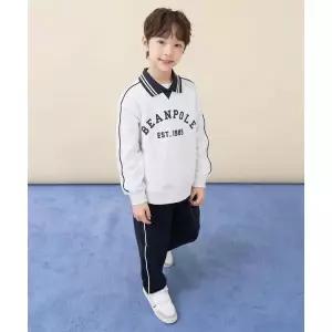 빈폴 키즈 BEANPOLE KIDS 파이핑 포인트 상하세트 라이트 그레이 BI6141U072 525573