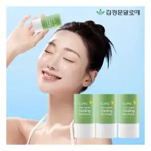 김정문알로에 큐어 라센스로에 워터 쿨링 선스틱 23g 3개 1032283