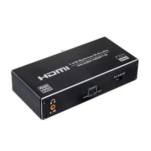 4K HDMI 2.0B 스플리터 겸용 SPDIF 광 오디오 추출 고해상도 3D TV 노트북