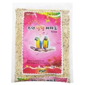 반려새 소동물 맛있는 사료 PSP 천연영양 새사료 600g