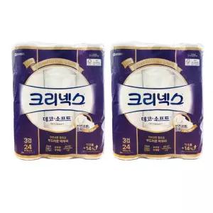 유한킴벌리 크리넥스 데코앤소프트 3겹 35m 24롤 x 2팩