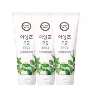 해피바스 어성초 모공 클렌징폼 200ml x3개 / 폼클렌징