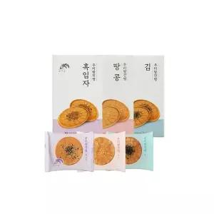 우리쌀로 만든 쌀전병 x3박스 김땅콩흑임자 9월 22일 오후 1시 이전 주문 건까...