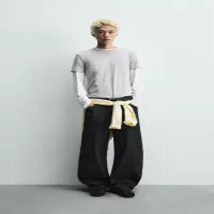 ZARA 벌룬핏 팬츠 - 블랙 8574/380/800