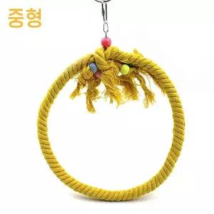 반려새 앵무새 장난감 링 중형 울타리 놀이용 장식