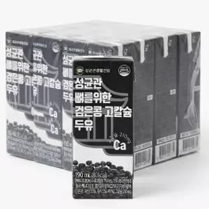 성균관 뼈를위한 검은콩 고칼슘 두유 190ml 48팩