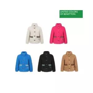 베네통 정품 26FW 호주산 양모100 테디코트