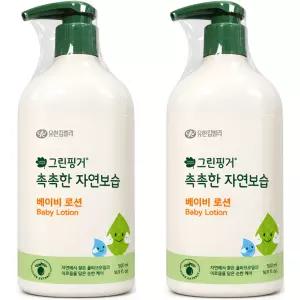 그린핑거 촉촉한 자연보습 베이비 로션 500ml x 2개 온을마켓
