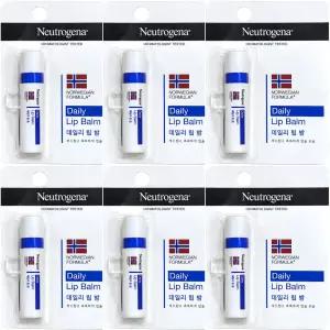 뉴트로지나 데일리 립 밤 무향 4g x 6개 온을마켓