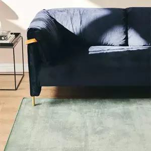 제이오마켓 극세사 오드리 러그 200x250 민트/먼지없는 단모 패드 물세탁 미끄럼방지 카펫 매트
